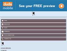 Tablet Screenshot of dallasafbmmaids.com